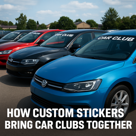 🏁 How Custom Stickers Bring Car Clubs Together