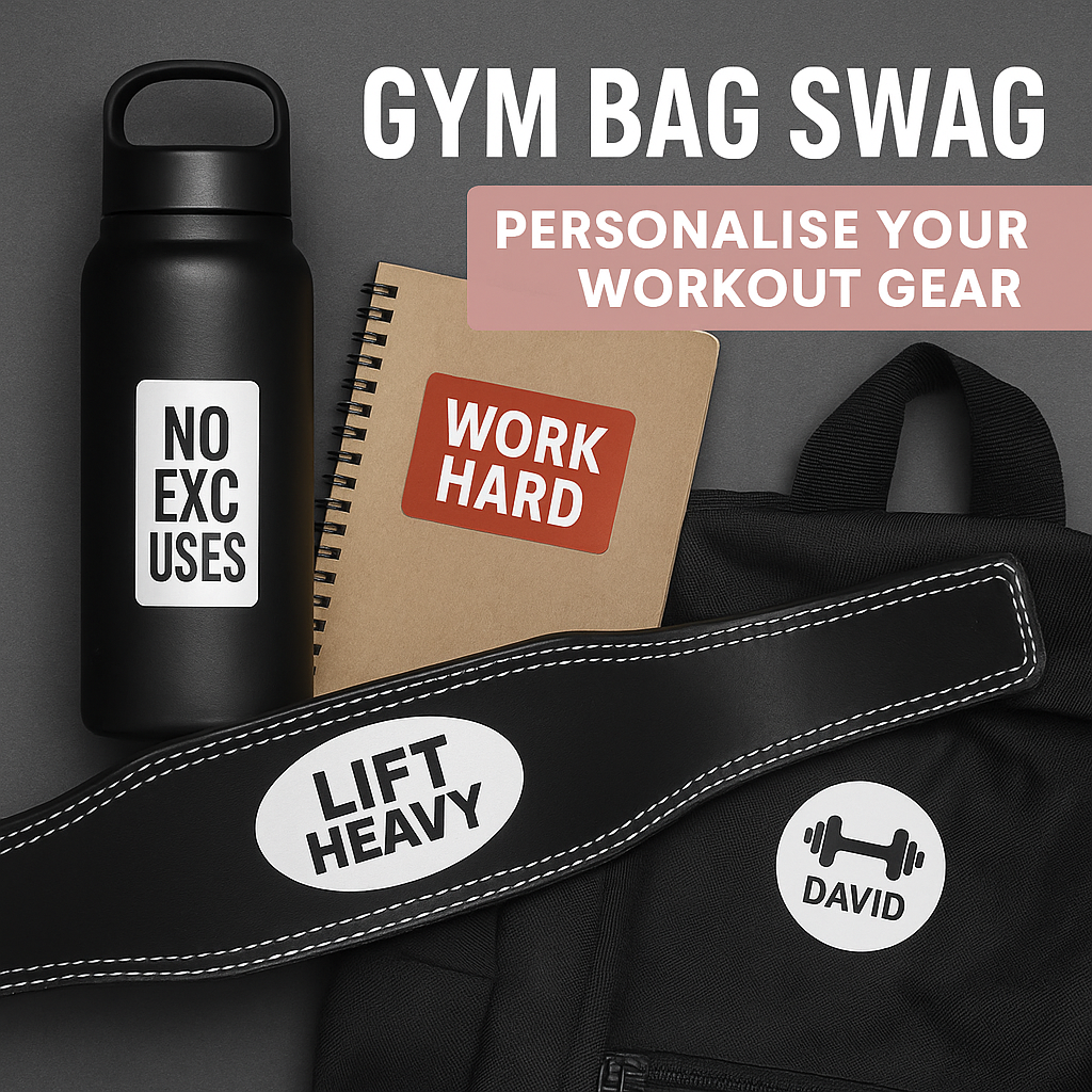 🏋️ Gym Bag Swag: Personalise Your Workout Gear