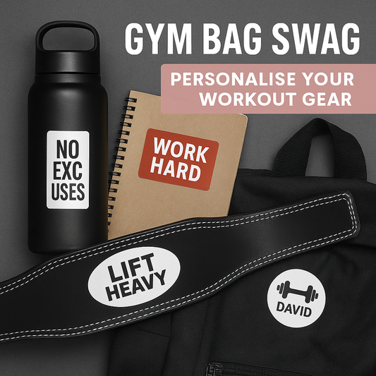 🏋️ Gym Bag Swag: Personalise Your Workout Gear
