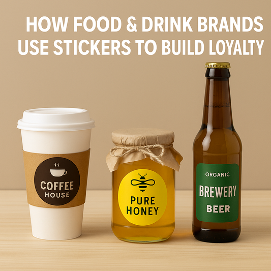 🍯 How Food & Drink Brands Use Stickers to Build Loyalty